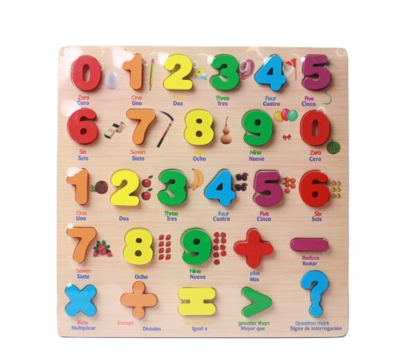 123 Wooden Building Blocks for Kids