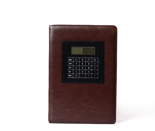 A5 Diary Notebook with Built-In Calculator - Image 4