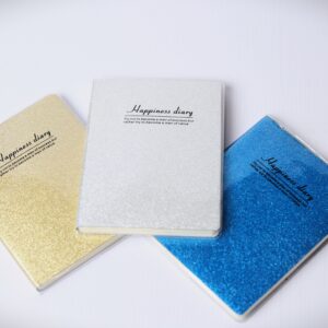 Starry Night Glitter Diary Notebook