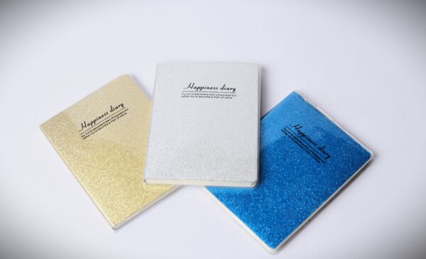 Starry Night Glitter Diary Notebook