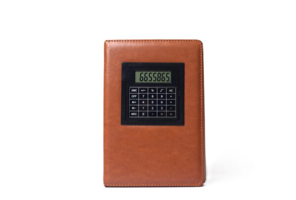 A5 Diary Notebook with Built-In Calculator - Image 3