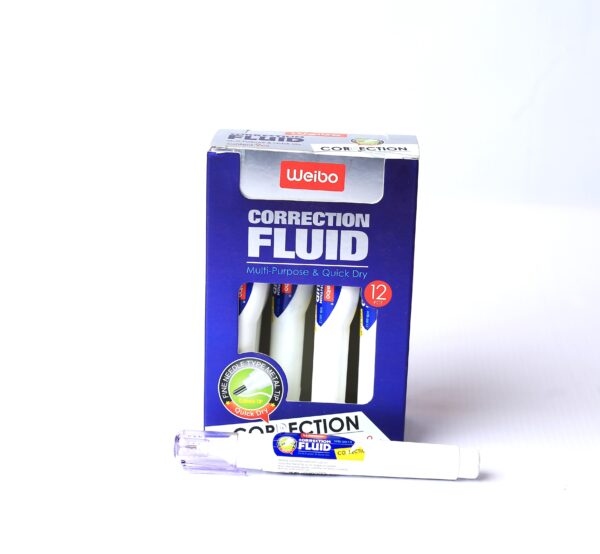 Quick Fix Correction Fluid - 12 Pack